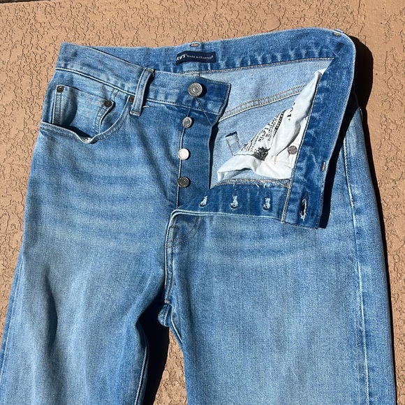 Levi’s Made & Crafted 501 Jeans in Indigo Mosaic Sz 28 x 30 - Picture 5 of 16